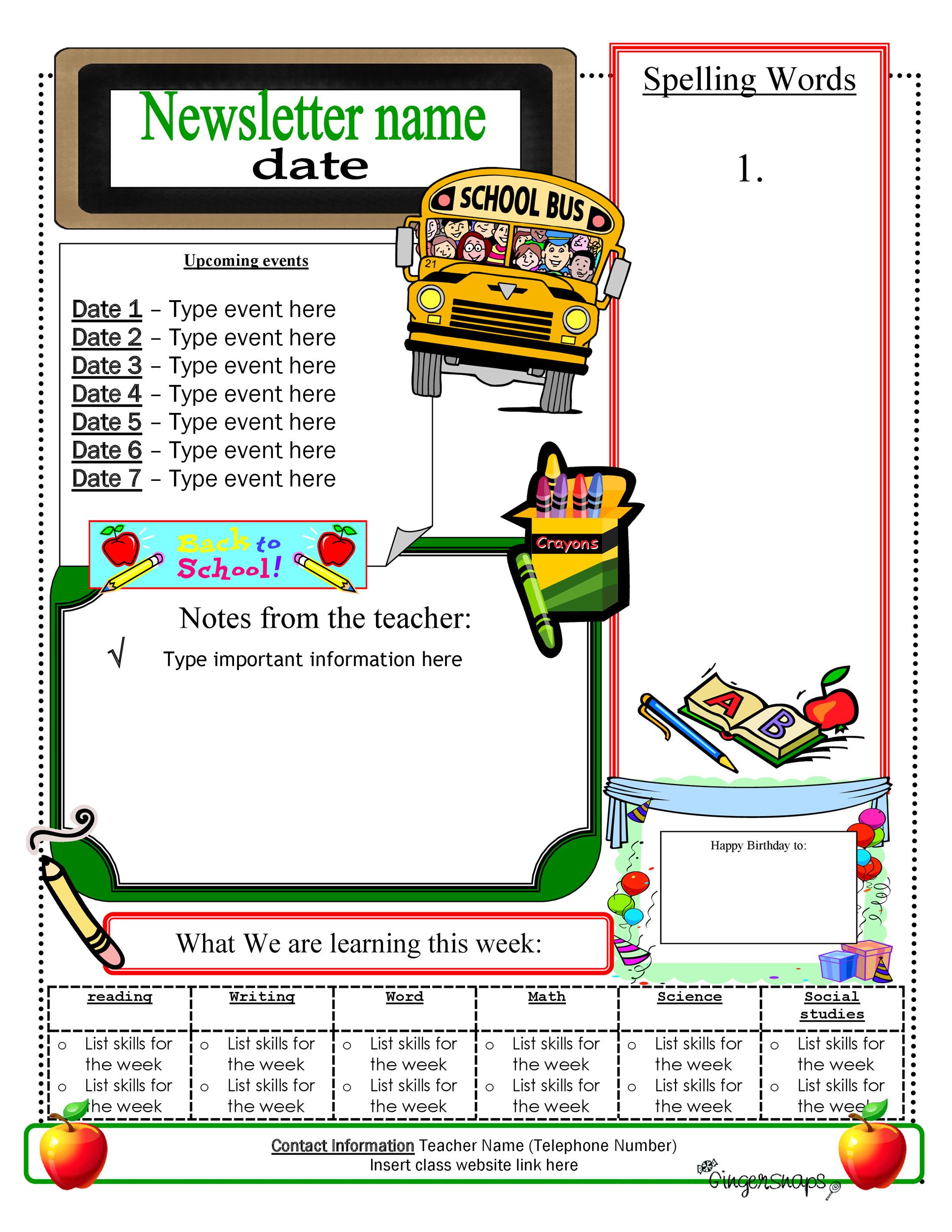 back-to-school-newsletter-templates-teachers-resources