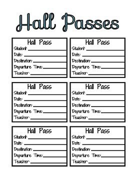 hall-pass-template-blank-simple