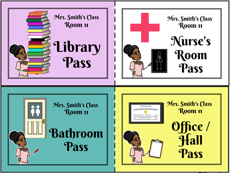 hall-passes-example nurse-library