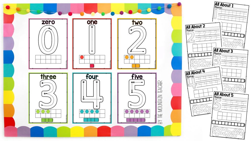 Teaching Children About Numbers template