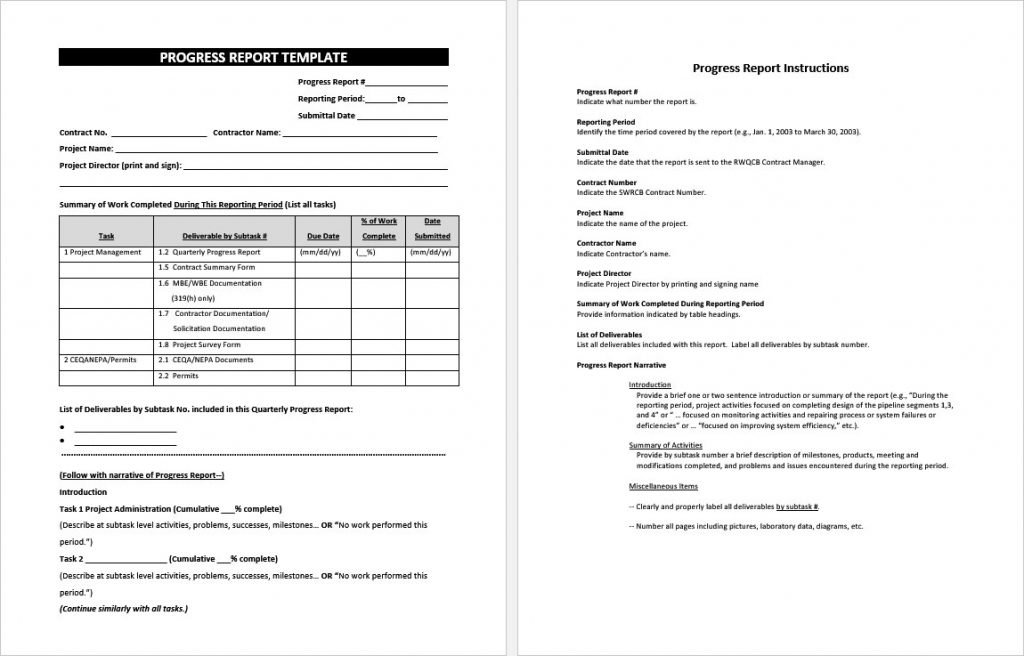 project-progress-report-sample